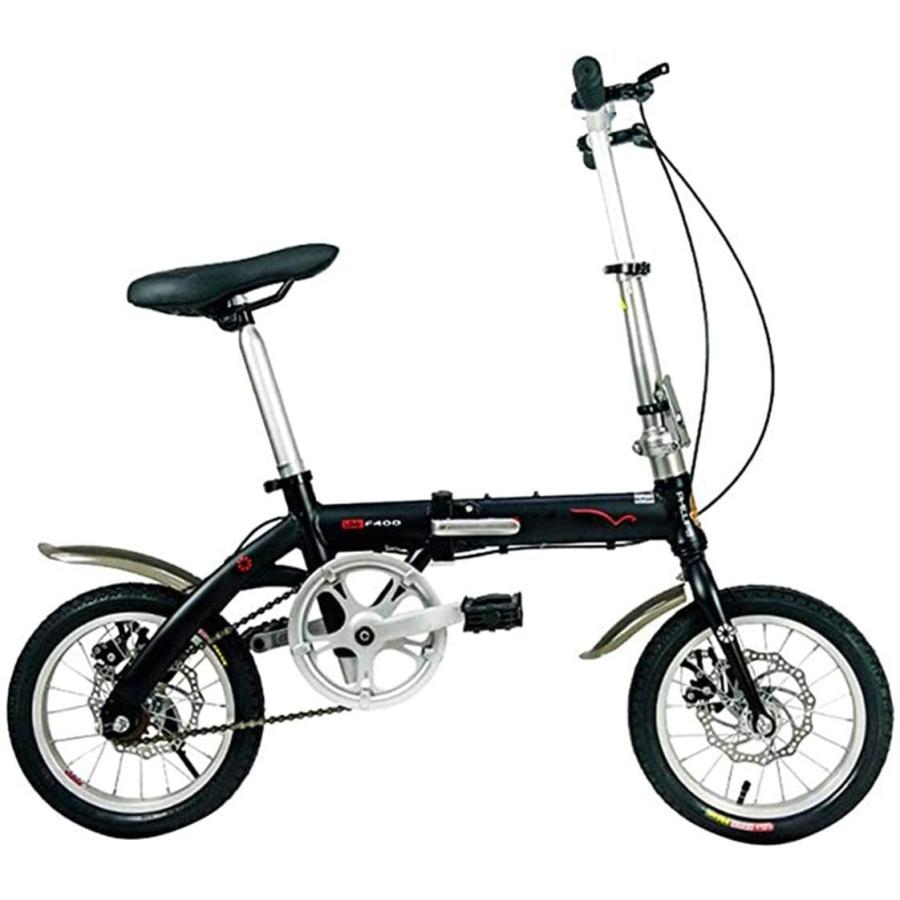 SALE／60%OFF】 14インチ折りたたみ自転車◇スポーツサドル(赤)の 