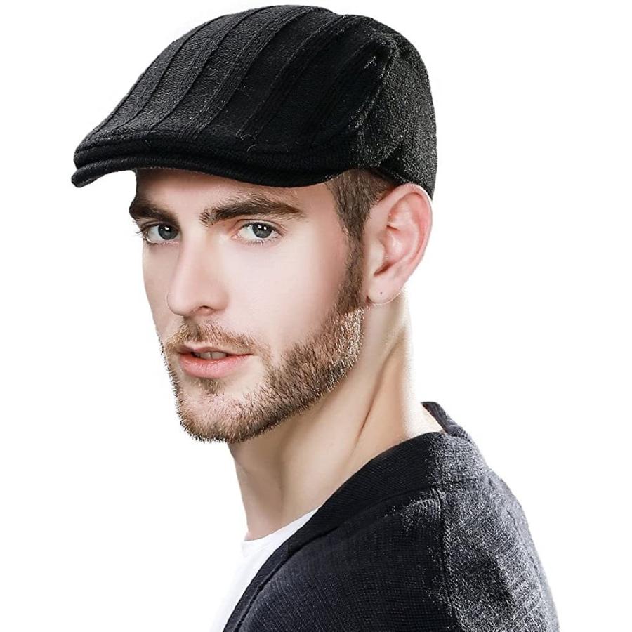 帽子 メンズ ハンチング キャップ ハンチング帽子 防寒帽子 秋冬 ウール 自転車 登山 おしゃれ 59 60 61cm