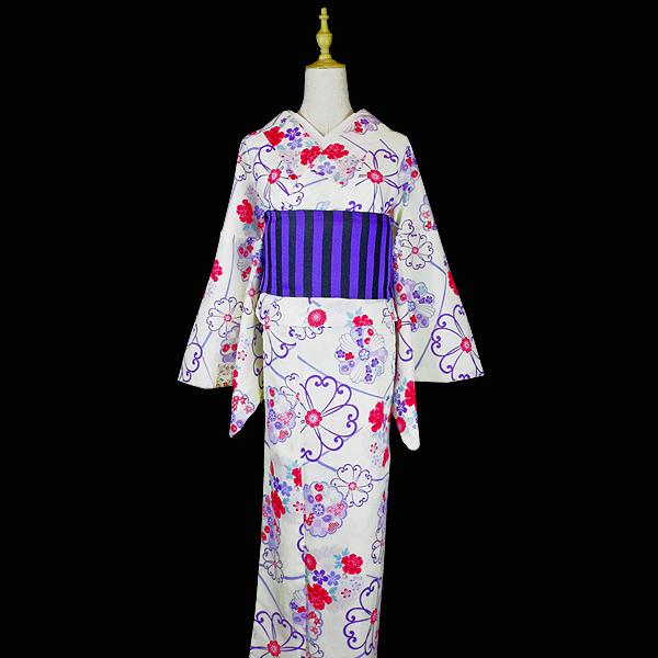 洗える着物 着物単品 ポリエステル 袷 小紋 レディース 女性 レトロ 