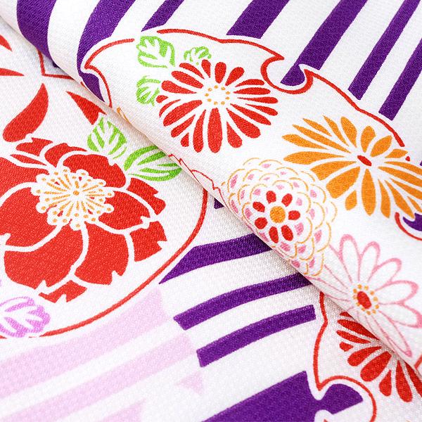 洗える着物 着物 単品 ポリエステル 袷 女性 レディース 小紋 レトロ 