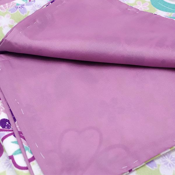 洗える着物 袷着物 単品 レディース きもの R・KIKUCHI ポリエステル 小紋 レトロ 黄緑色 桜 梅 牡丹 笹 もみじ 普段着・お出かけ フリー 新作｜40代 50代 60代