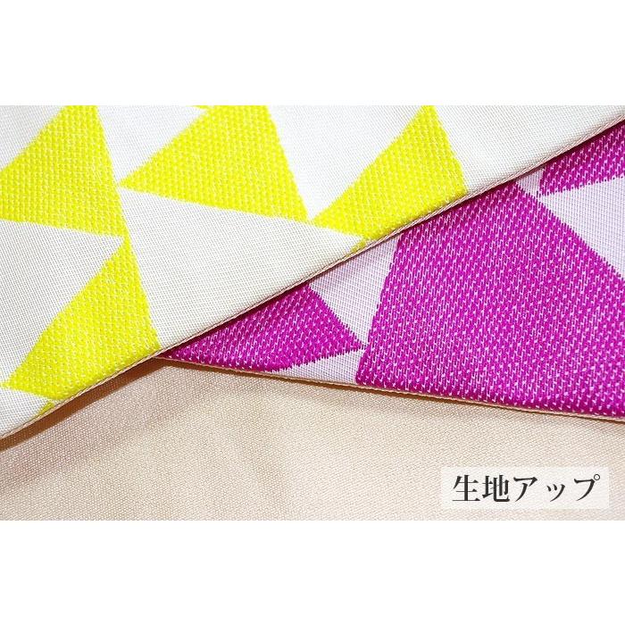 着物 洗える着物 セット ポリエステル 袷 小紋 リバーシブル 半幅帯 2