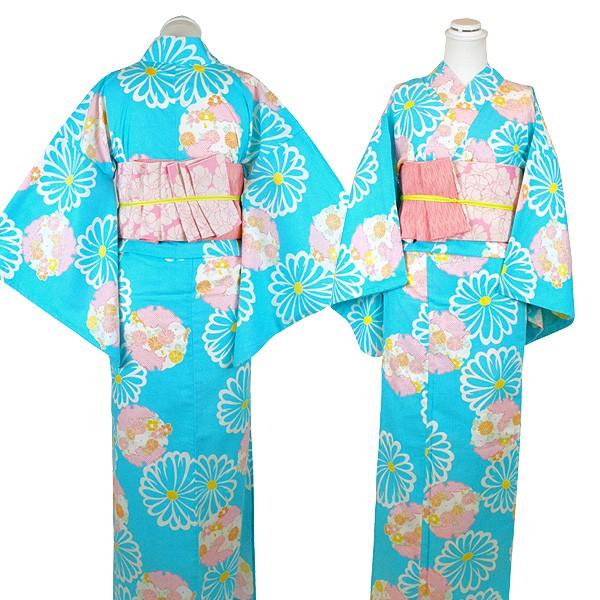 浴衣 セット レディース 2点 レトロ モダン 可愛い 花柄 浴衣