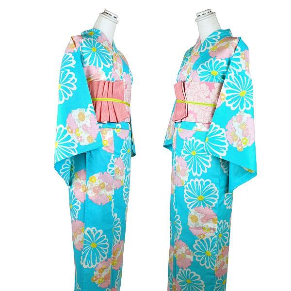 浴衣 セット レディース　2点 レトロ モダン 可愛い 花柄 浴衣セット 浴衣/細帯 女性 大人浴衣 フリーサイズ 爆買_2