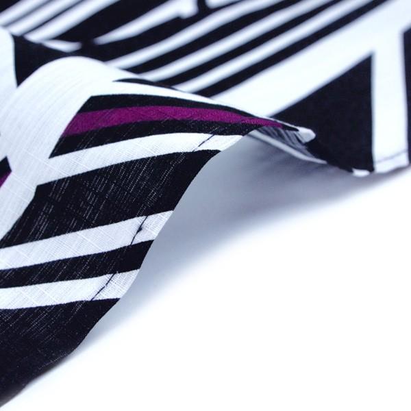 浴衣 単品 変わり織り 高級 安い 仕立て上がり 綿 モダン 粋 シック 黒 ストライプ 縞 幾何学模様 ゆかた ユカタ Yukata あすつく Yukata R1 Gu13 着物浴衣通販 ぎをん堂 通販 Yahoo ショッピング