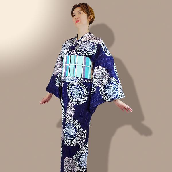 【最終値下げ！】高級浴衣フルセット 花柄×水色 上品デザイン 花火大会・夏祭りに 最終値下げ！】高級浴衣フルセット 花柄×水色 上品デザイン 花火