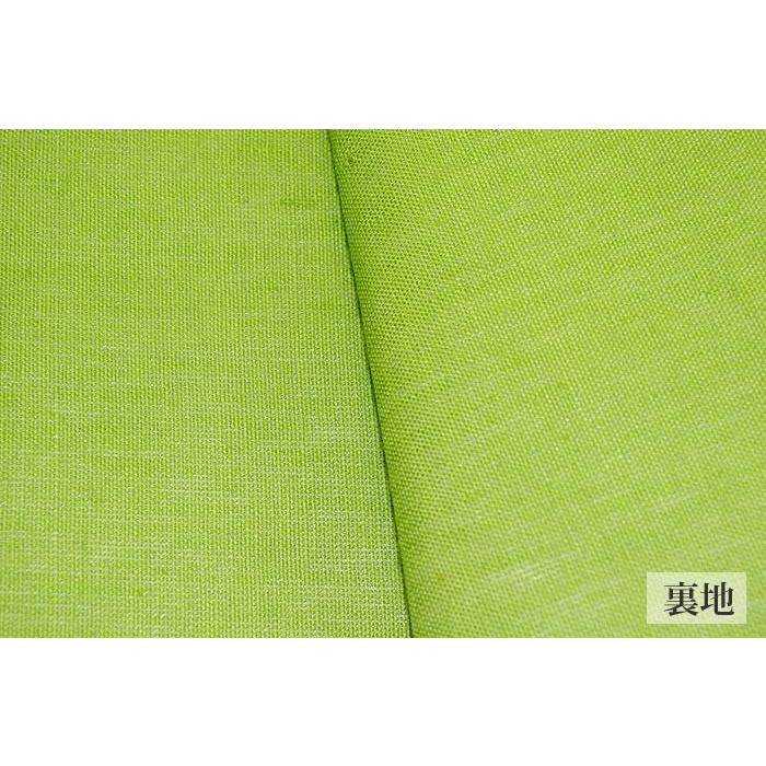浴衣帯 半幅帯 細帯 小袋帯 リバーシブル 麻 仕立て上がり 芥子色