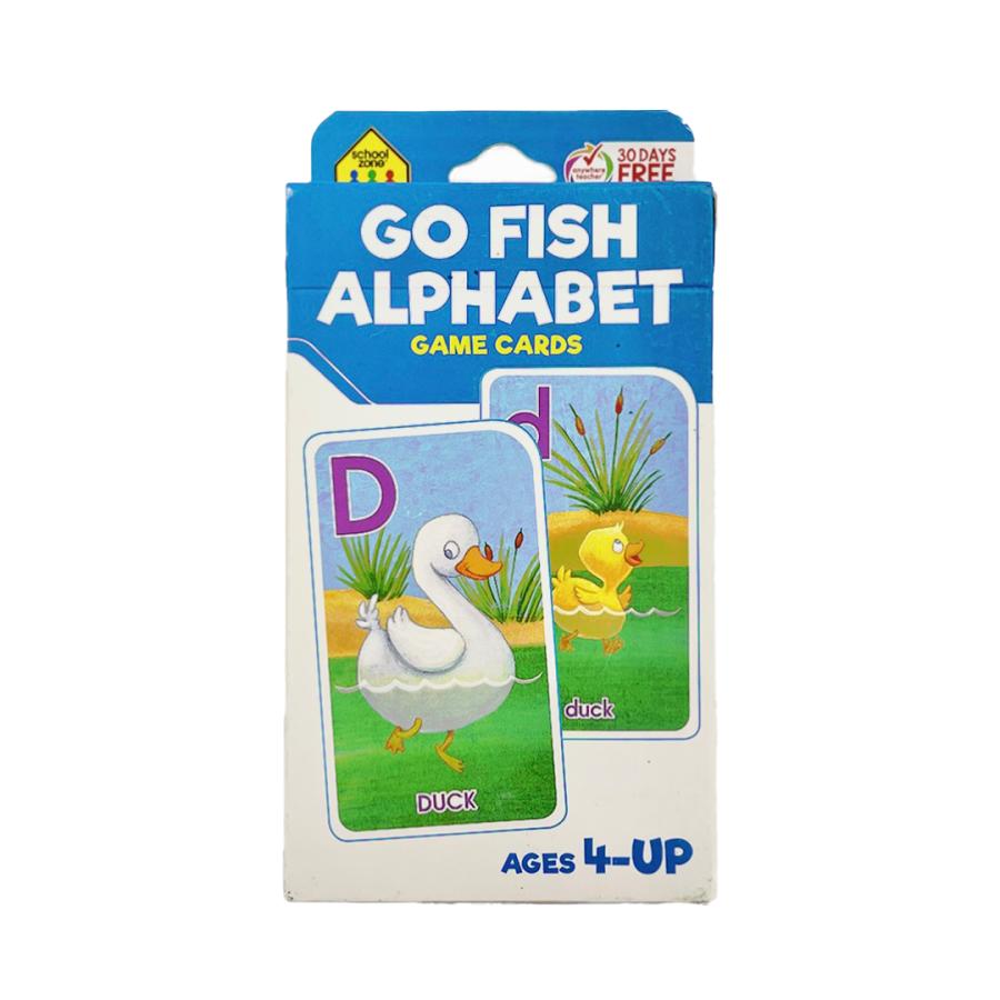 ゴーフィッシュ Go Fish Alphabet Game Cards 4歳以上 アルファベット カードゲーム 送料無料 頭