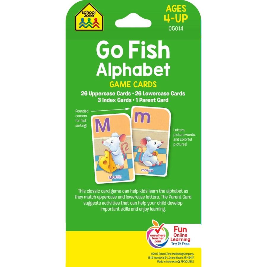 ゴーフィッシュ Go Fish Alphabet Game Cards 4歳以上 アルファベット カードゲーム 送料無料 頭がよくなるカード Gofish1 ギザブレインズ ヤフー店 通販 Yahoo ショッピング