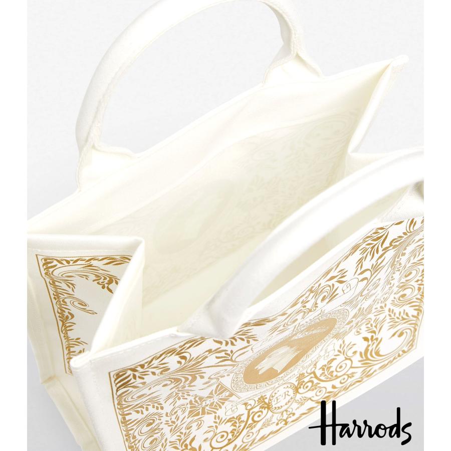 Harrods ハロッズ Small Cotton Elizabeth II Commemorative Harrods ハロッズ Small Cotton Elizabeth II Commemorative