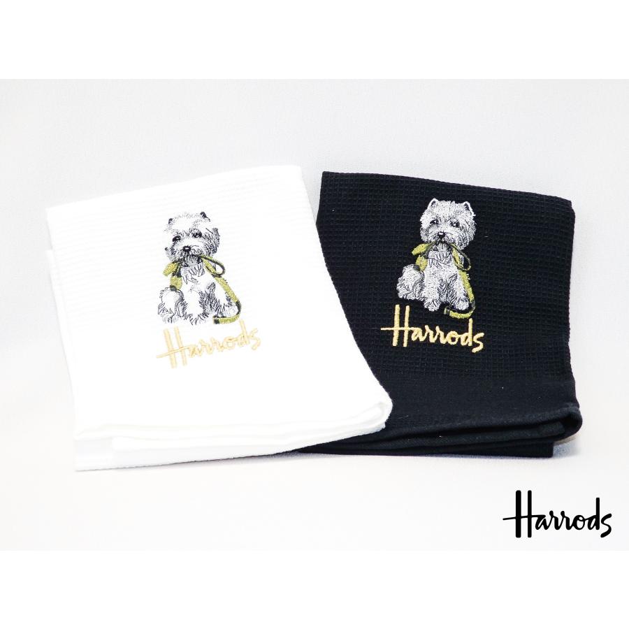 Harrods ハロッズ ウェスティ柄ティータオル : ギズモン&フミヅキ