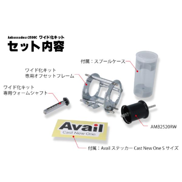 アベイル 2500Cワイド化キット クロム ・AMB2520RW 4.6mmワイド アベイル 2500Cワイド化キット クロム ・AMB2520RW 4.6mmワイド