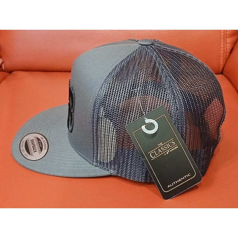 アカシブランド フラットメッシュキャップ チャコールグレー : GIZMO