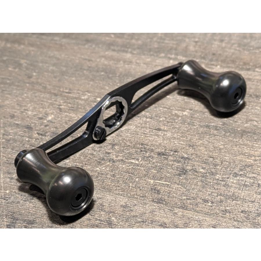 アベイル 特価ハンドルセット #S75BB ・Abu用/75mm/S字型/ブラック