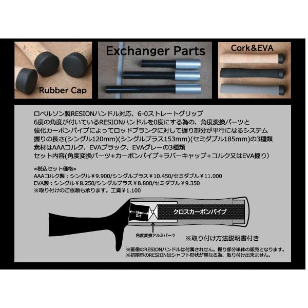ブランクス 6-0グリップ シングルコルクタイプ（120mm） : GIZMO