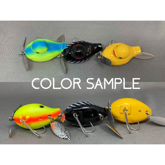 痴虫 プラカイバードミニ スチールラトル仕様 ブルーバックチャート