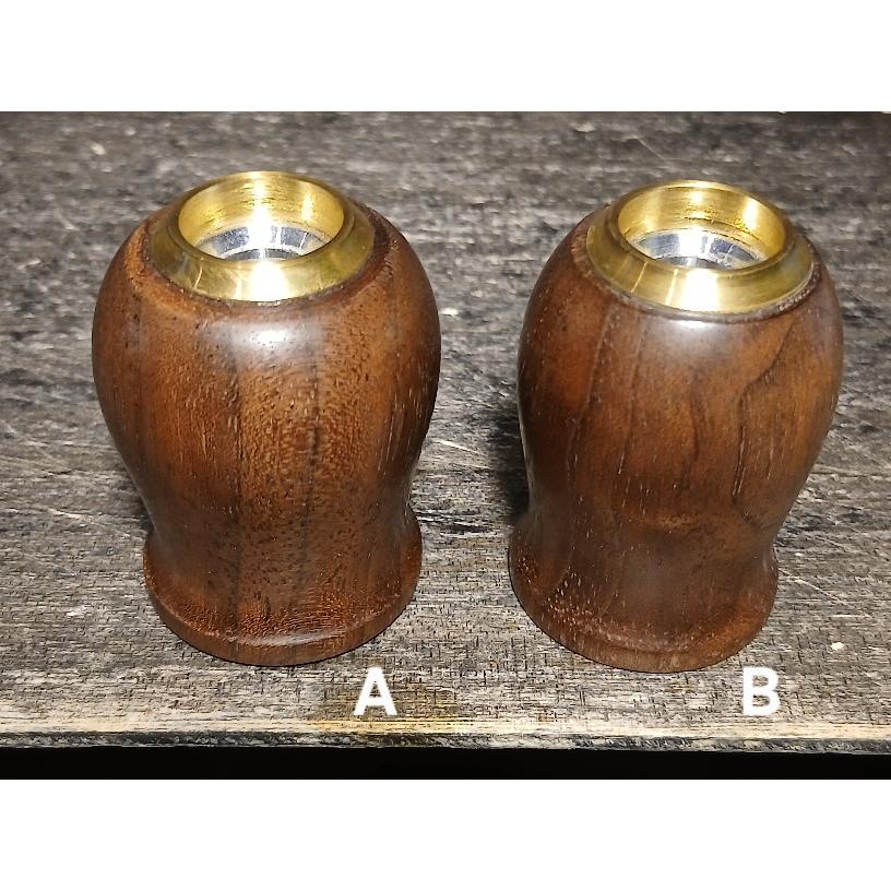道楽グリップ　ウッド製 ヘッドキャップ のみ イーナンバープロダクツ ウッドヘッドキャップ ウォルナット製 ベル型