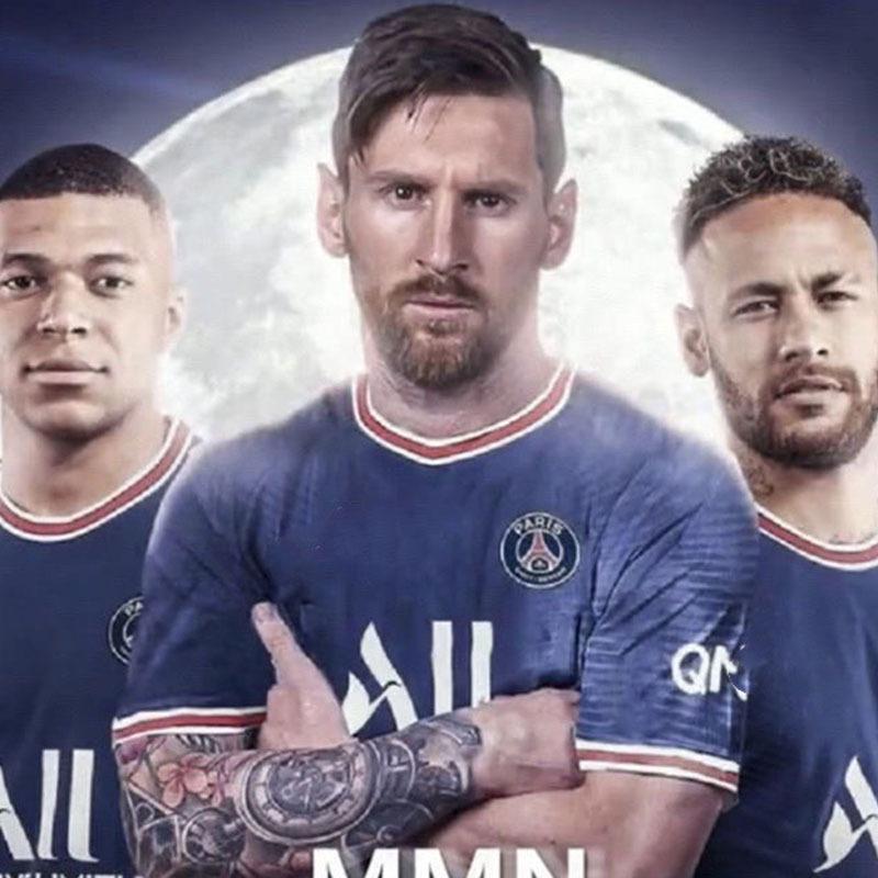 品質保証 パリ サンジェルマン メッシ 子供 大人用 メンズ サッカーユニフォーム ユニフォーム ソックス付き 10 上下3点セット 30 背番号4 7