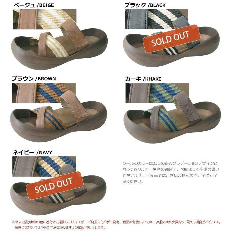 【完売】Canoe サンダル メンズ ビッグソール クロスベルト カヌーサンダル｜gjweb｜02