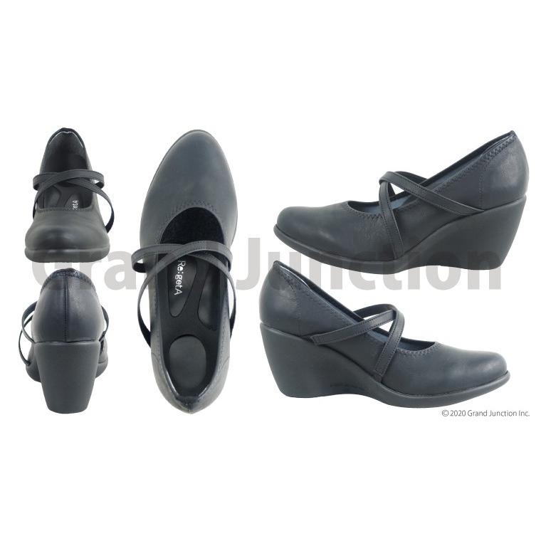 リゲッタ 靴 パンプス 痛くない 歩きやすい ウェッジソール ストラップパンプス 7cm pumps | Re:getA | 11