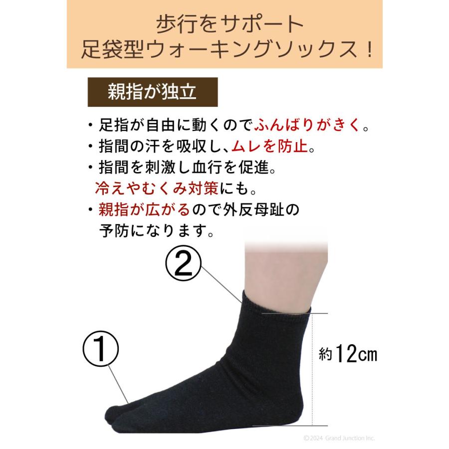 足袋ソックス レディース 暖かい クルー丈 靴下 プレーン アンゴラ ウール レディース 足袋靴下 日本 製 socks｜gjweb｜12