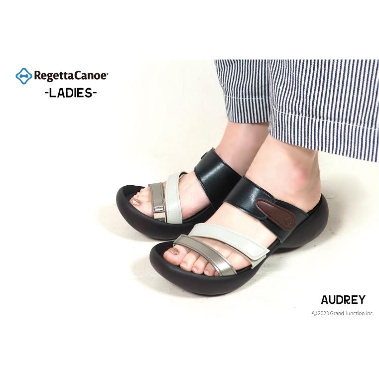 リゲッタ カヌー サンダル レディース 履きやすい 厚底 エッグヒール ベルトサンダル トリコロール sandal｜gjweb｜25