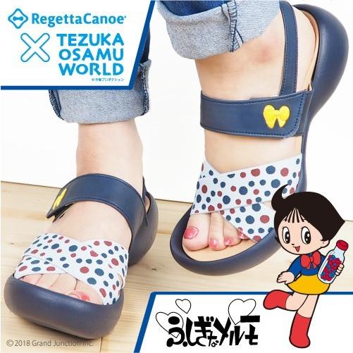 完売】リゲッタ カヌー 手塚治虫 コラボ ふしぎなメルモ サンダル 