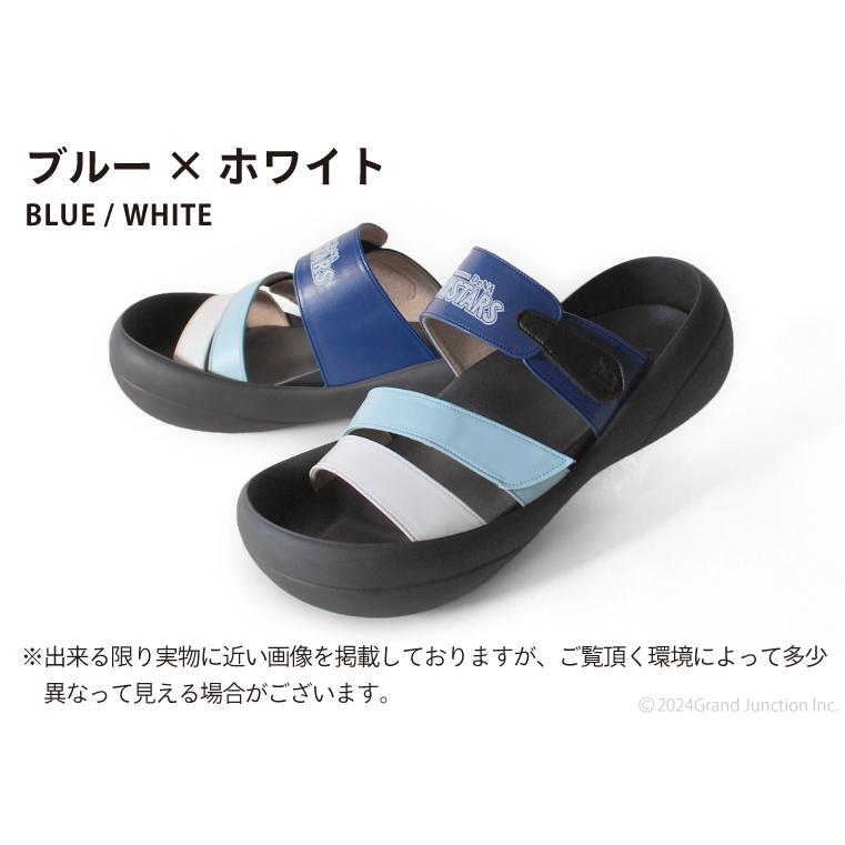 リゲッタ カヌー サンダル メンズ 横浜 DeNA ベイスターズ コラボ 3本ベルト プロ野球 応援 グッズ BAYSTARS sandal｜gjweb｜14