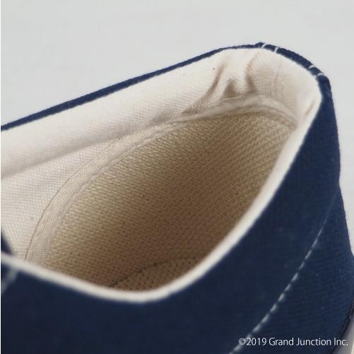 ムーンスター スニーカー メンズ レディース 白 キャンバス 紐 日本製 GYM COURT | MoonStar | 17