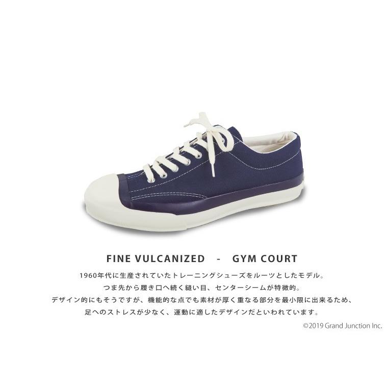ムーンスター スニーカー メンズ レディース 白 キャンバス 紐 日本製 GYM COURT | MoonStar | 04