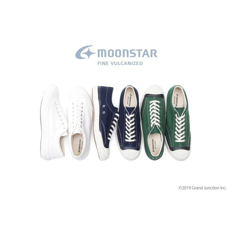 ムーンスター スニーカー メンズ レディース 白 キャンバス 紐 日本製 GYM COURT | MoonStar | 05