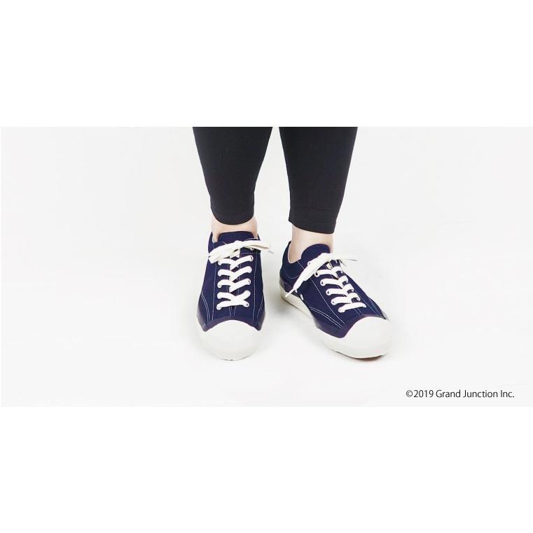 ムーンスター スニーカー メンズ レディース 白 キャンバス 紐 日本製 GYM COURT | MoonStar | 07