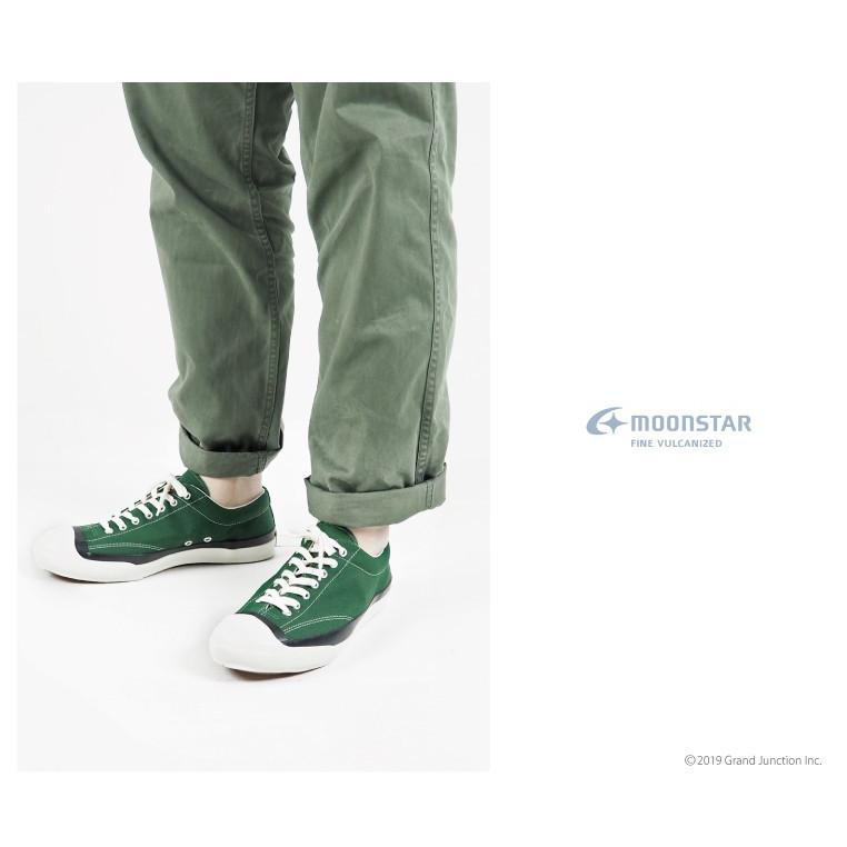 ムーンスター スニーカー メンズ レディース 白 キャンバス 紐 日本製 GYM COURT | MoonStar | 11