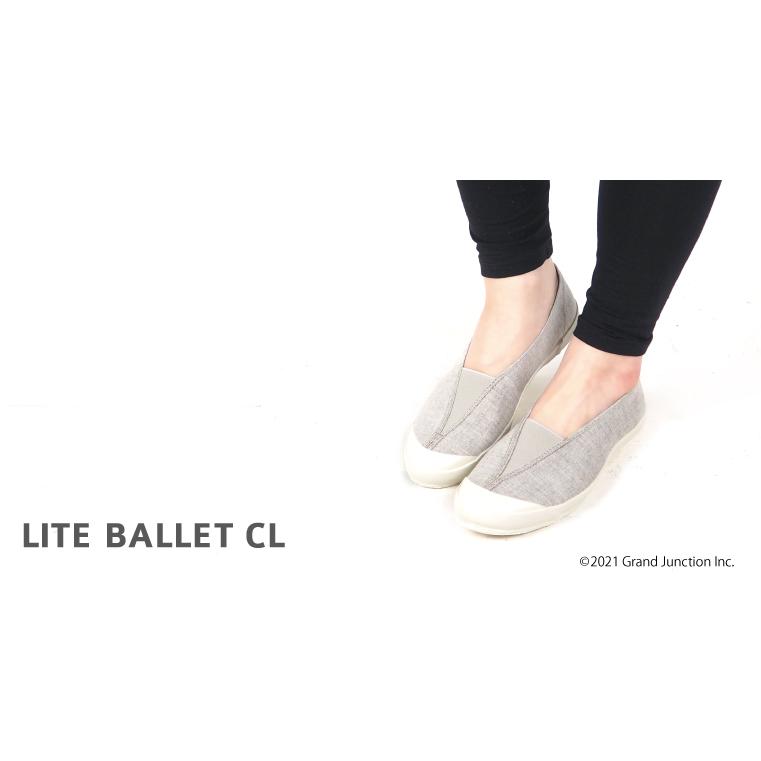 ムーンスター スニーカー レディース LITE BALLET CL 白 黒 グレー 40代 スリッポン キャンバス 日本製 slipon | MoonStar | 09