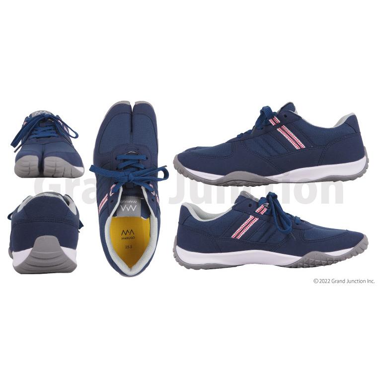 MARUGO（丸五） 足袋スニーカー 足袋型シューズ スポーツ ジョグ 3 紐
