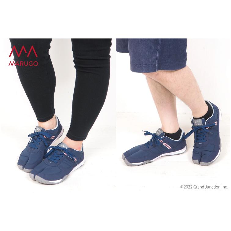 MARUGO（丸五） 足袋スニーカー 足袋型シューズ スポーツ ジョグ 3 紐
