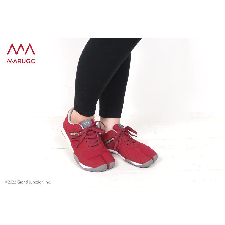 MARUGO（丸五） 足袋スニーカー 足袋型シューズ スポーツ ジョグ 3 紐
