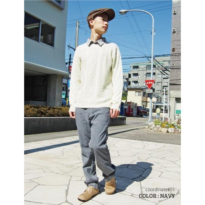 トラウザーパンツ リネン メンズ 麻 リラックス 日本製