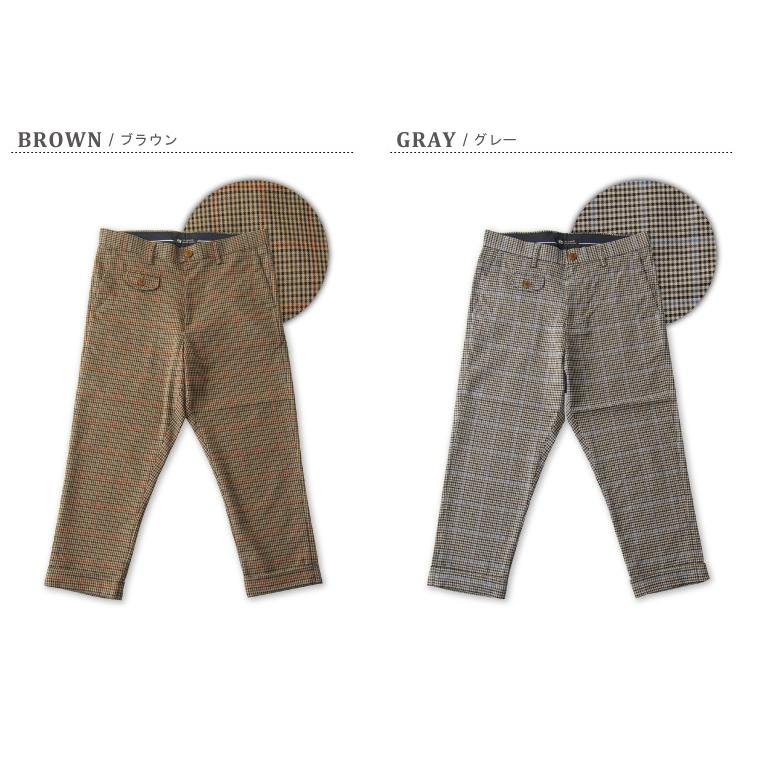 68％OFF》 セール クロップドパンツ チェック スラックス