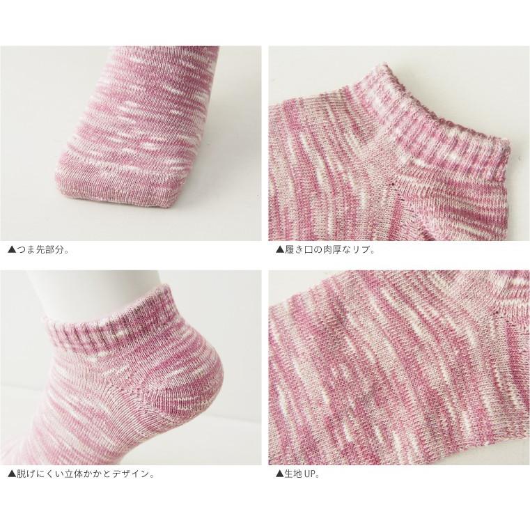 靴下 メンズ スラブ混引きそろえアンクルソックス くるぶし丈靴下 日本製 |  | 02