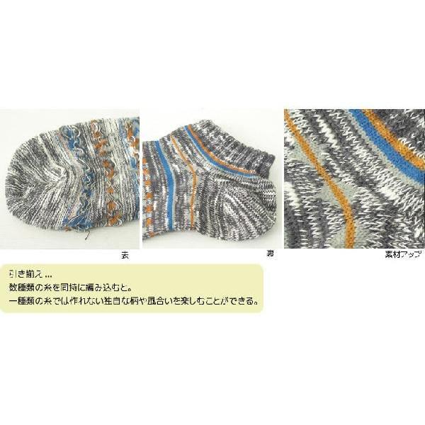 【完売】靴下 メンズ 日本製 スニーカーひきそろえネイティブくるぶしソックス |  | 04
