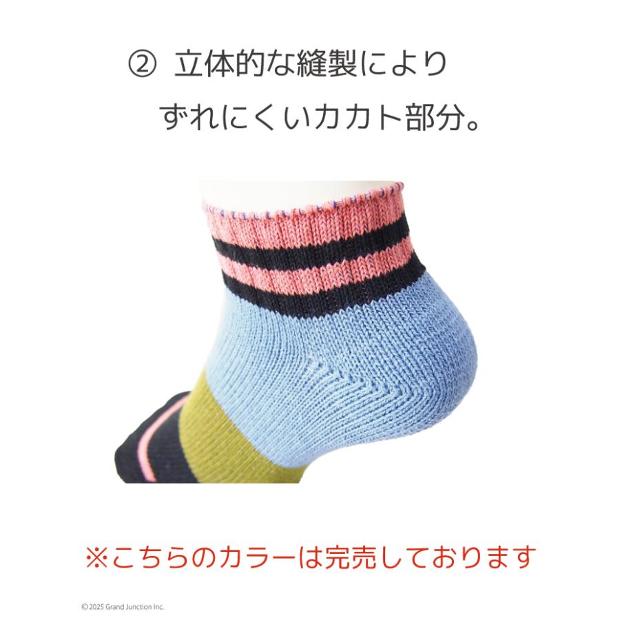 メンズ 靴下 ソックス くるぶし 厚手 ブロックカラー 履きやすい 脱げない ずれない ショート丈 |  | 04