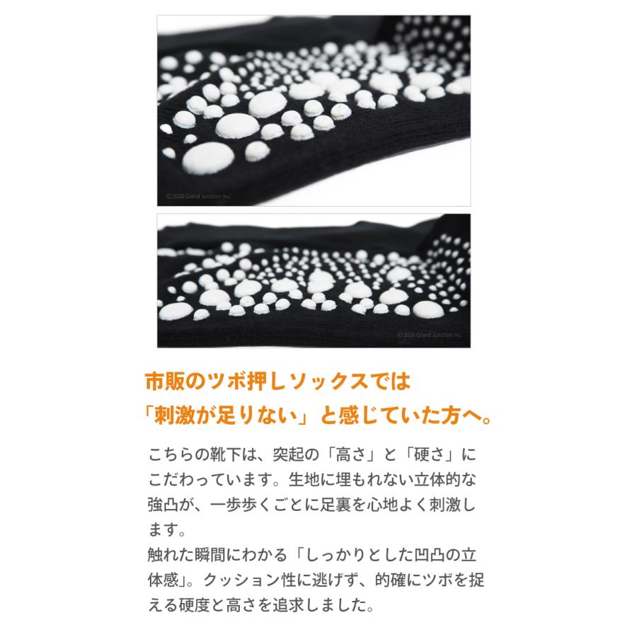 ソックス レディース 五本指 靴下 婦人用 靴下 女性用 ツボ つぼ 足つぼクルー丈ソックス ルームソックス 足裏 足裏刺激 ツボ刺激 足裏マッサージ 健康 |  | 06