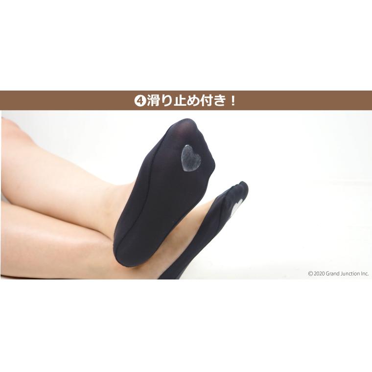 靴下 レディース 黒 フットカバー 浅履き パンプス用 靴下 脱げない 薄手 ナイロン パンプス シームレス カバーソックス |  | 10