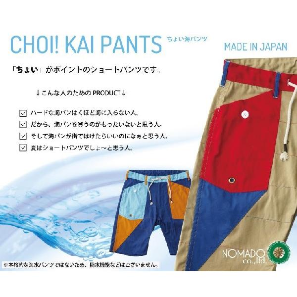 ショートパンツ メンズ ちょい海パン クレイジー | NOMADO | 03