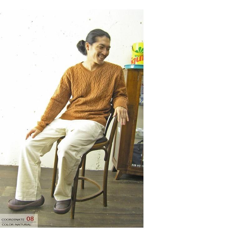 イージーパンツ メンズ ワイド 厚手リネンイージーパンツ 麻パンツ |  | 02