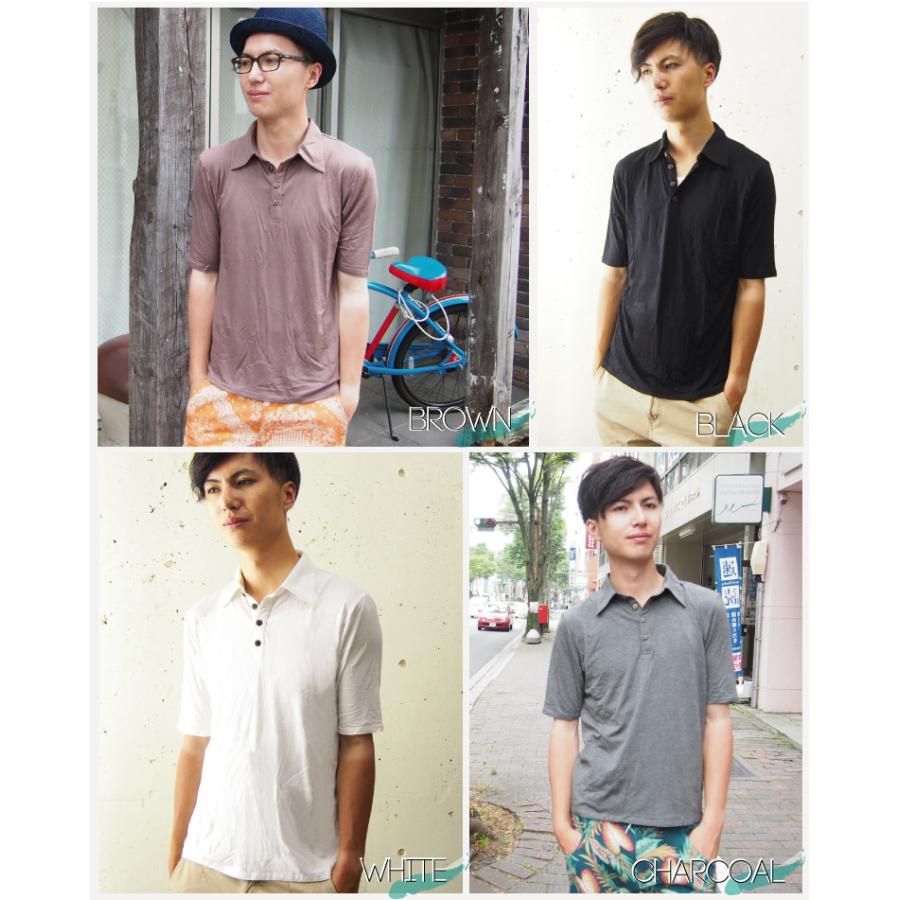 ポロシャツ メンズ シルキーバンブー 竹 |  | 02