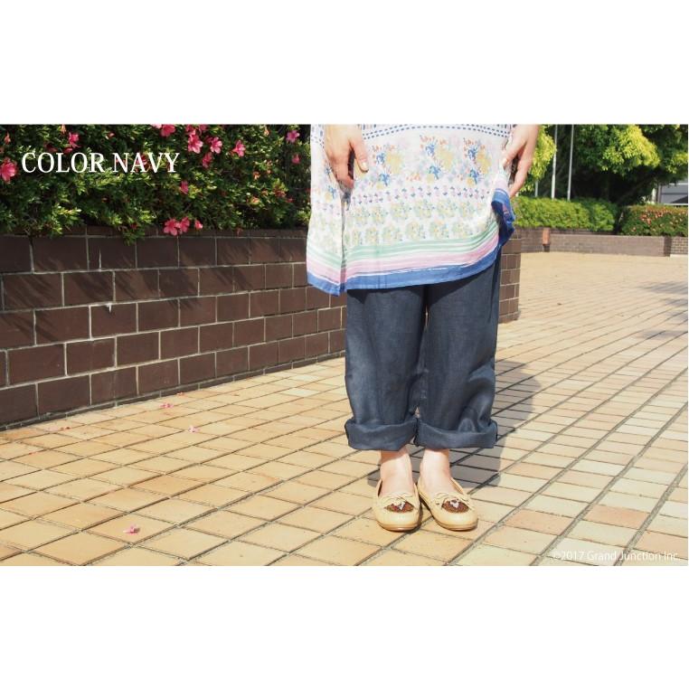 リネンイージーパンツ 麻 メンズ レディース