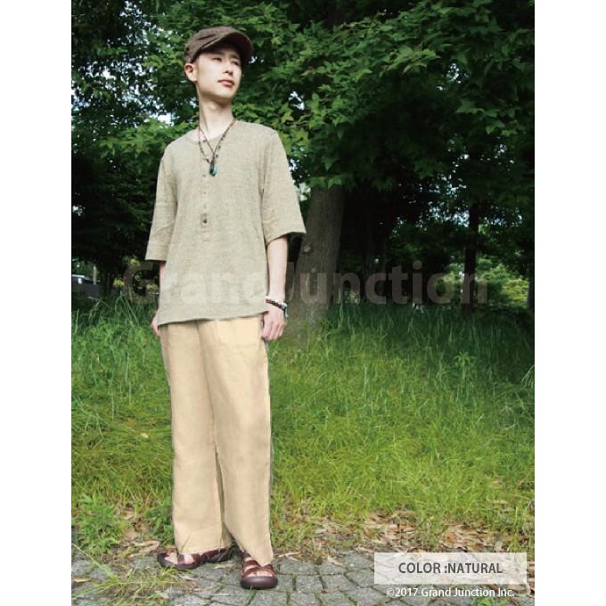 リネンイージーパンツ 麻 メンズ レディース |  | 09