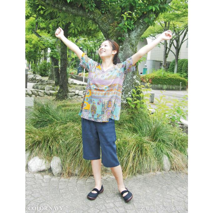 リネン イージー ハーフパンツ 麻 100% メンズ レディース ショーツ リラックス |  | 11